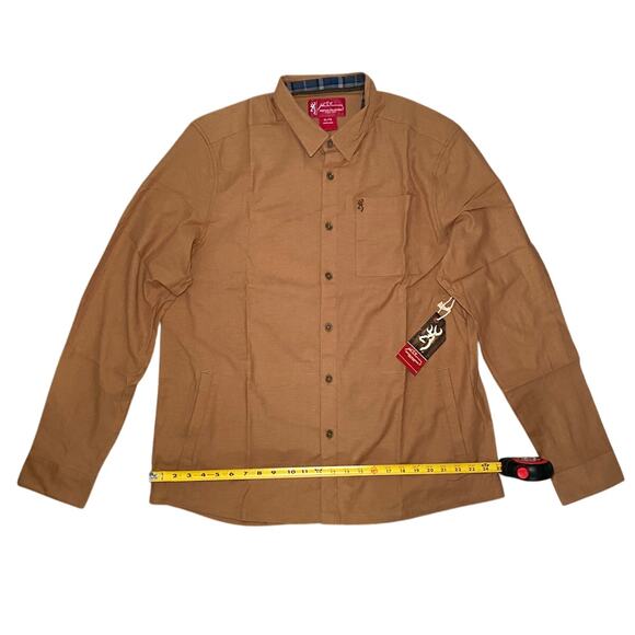 Browning Rye Shirt - NWT - Brown button up Mens - XL - Picture 4 of 15